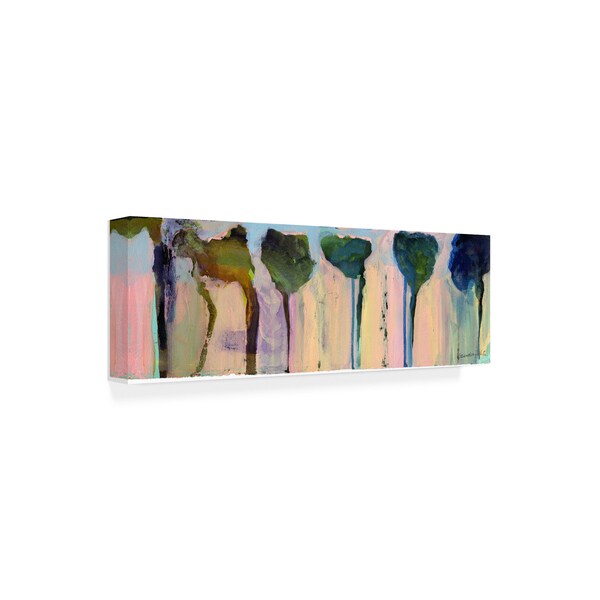 Pat Saunders-White 'Bending To The Wind' Canvas Art,10x32